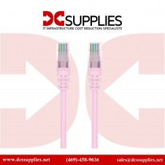 Belkin A3L791-07-PNK-S CAT 5e RJ45M/RJ45M Patch Cable 7-Ft Pink Snagless