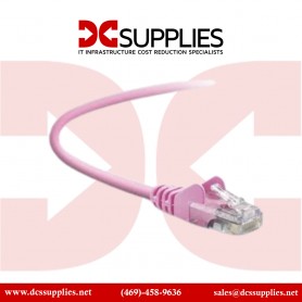 Belkin A3L791-10-PNK-S CAT5E Snagless Patch Cable RJ45M/RJ45M 10 Pink