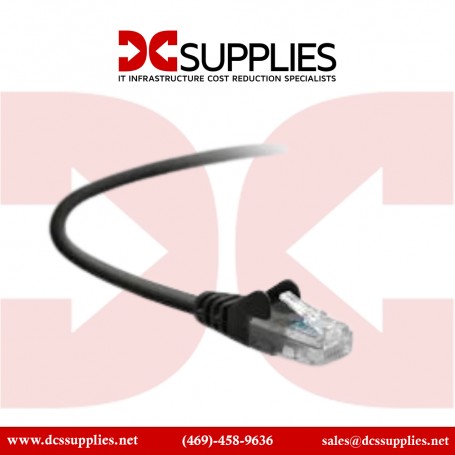 Belkin A3L980-04-BLK-S 4FT CAT6 Snagless Patch Cable RJ45M/RJ45M Black