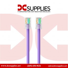 Belkin A3L980-05-PUR-S 5Ft CAT 6 Snagless Patch Cable Purple