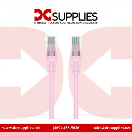 Belkin A3L980-25-PNK-S CAT6 Snagless Patch Cable RJ45M/RJ45M  25