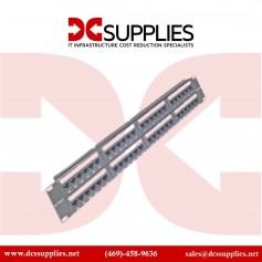 Belkin F4P638-48-AB5 48-Port CAT6 Mod Patch Panel 568AB RJ45