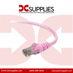 Belkin A3L980-50-PNK-S 50FT Cable CAT6 Patch Snagless-Cable RJ45M RJ45M Pink