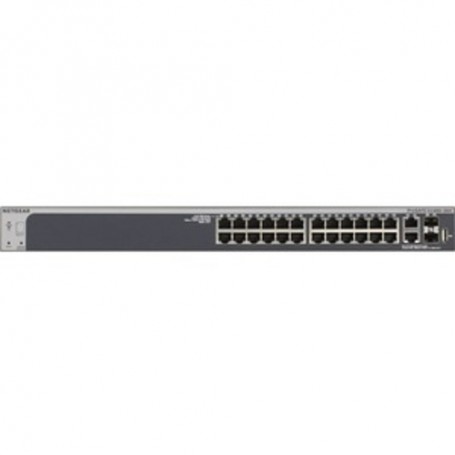 Netgear 28-Port Gigabit Stackable Smart Switch - 24 Ports - Manageable - 3 Layer Supported - Rack-mountable