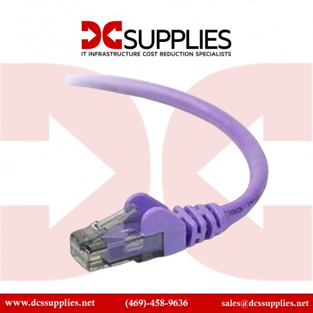 Belkin A3L980-10-PUR-S CAT 6 Snagless Patch Cable Purple 10-Ft