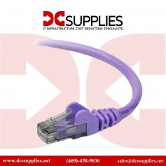 Belkin A3L980-10-PUR-S CAT 6 Snagless Patch Cable Purple 10-Ft