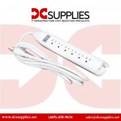 Belkin F9D160-12 6-Outlet Power Strip with 12ft Cord and On/Off Switch - White