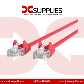 Belkin A3L980-04-RED-S 4Ft CAT 6 Snagless Patch Cable - Red