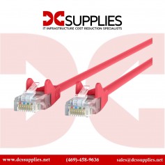 Belkin A3L980-04-RED-S 4Ft CAT 6 Snagless Patch Cable - Red