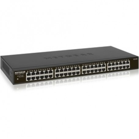 Netgear 48-port Gigabit Ethernet Rackmount Unmanaged Switch (GS348) - 48 Ports - 2 Layer Supported