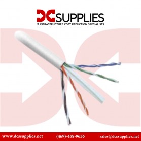Belkin A7L704-1000-WHT CAT6 Solid Bulk Cable 4PR 24AWG 1000 White