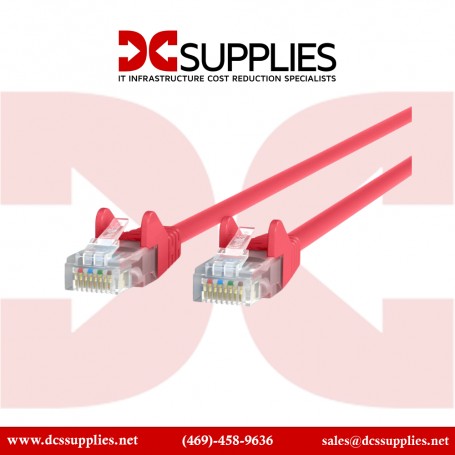 Belkin A3X189-03-RED-S 3FT Cable CO CAT6 Snagless-4PAIR RJ45M/M Red