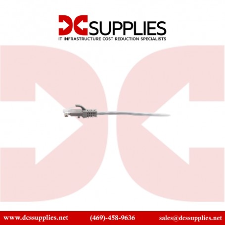 C2G C2G30124 25FT CAT6A Gray Slim Ethernet