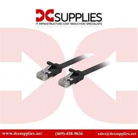 C2G C2G30149 12FT CAT6A Black Slim Ethernet