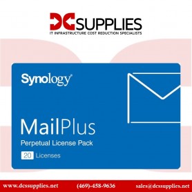 Synology MAILPLUS20LIC MailPlus License Pack - 20 Email Accounts (Perpetual License)