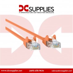 Belkin A3L980-14-ORG-S 14-Feet RJ45 Cat6 Snagless Patch Network Cable, Orange