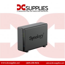 Synology 1-Bay DiskStation DS124 Diskless  Compact NAS for Home and Small Office