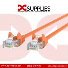 Belkin A3L980-06-ORG-S 6FT CAT6 Orange Snagless Patch Cable RJ45 M/M