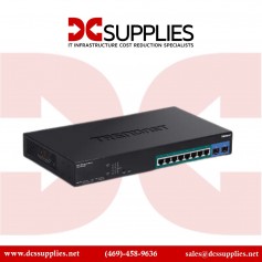 TRENDnet TPE-082WS 10-Port Gigabit Web Smart PoE+ Switch 8 x Gigabit PoE+ Ports