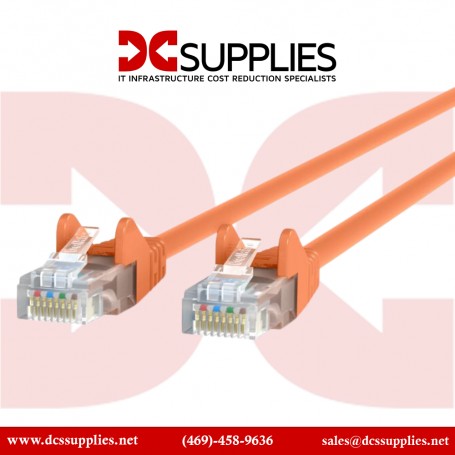 Belkin A3L791-12-ORG 12FT Network Cable CAT5E Patch-RJ45M RJ45M Orange