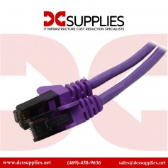 Belkin A3L980-01-PUR-S CAT6 Snagless Patch Cable RJ45M/RJ45M1 Purple
