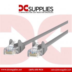 Belkin A3L980-12-S 12FT Cable CAT6 Patch Gray-Snagless