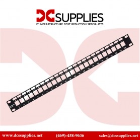TRENDnet TC-KP24 24-Port Blank Keystone Patch Panel for Easy Cable Management