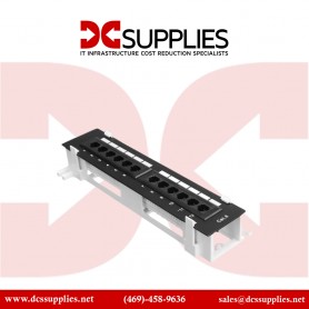 TRENDnet TC-P12C6V 12-Port Cat 6 Unshielded Wall Mount Patch Panel with 89D Bracket