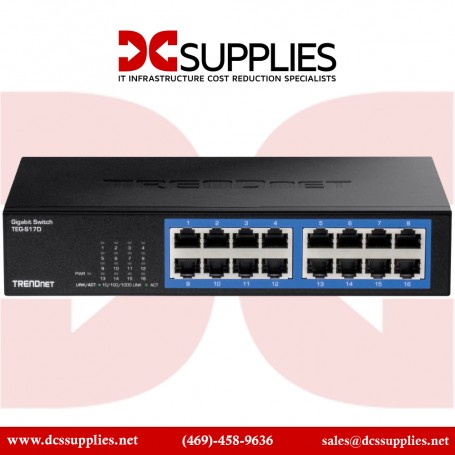 TRENDnet TEG-S17D 16-Port Gigabit Desktop Switch