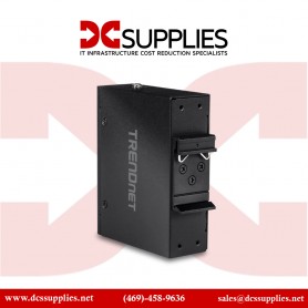 TRENDnet TI-E100 Industrial Gigabit PoE+ Extender Single Port PoE Power Over Ethernet Supports PoE (15.4W)