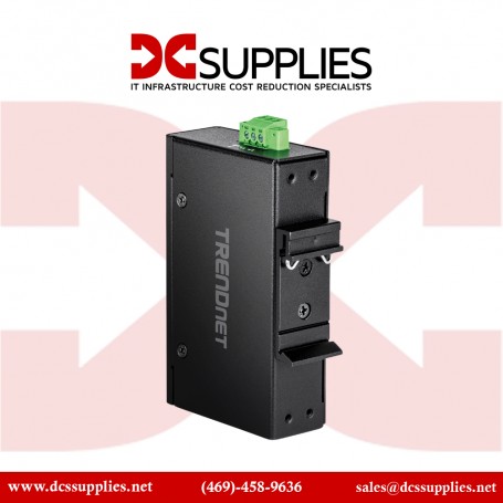 TRENDnet TI-GLC50 5 Port Industrial Gigabit DIN Rail Mini Switch