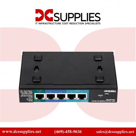TRENDnet TPE-P521ES 5-Port Gigabit PoE+ Powered EdgeSmart Switch with PoE Pass Through 18W