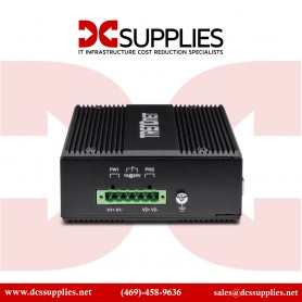 TRENDnet TI-PG62B 6-Port Industrial Gigabit PoE+ DIN-Rail Switch