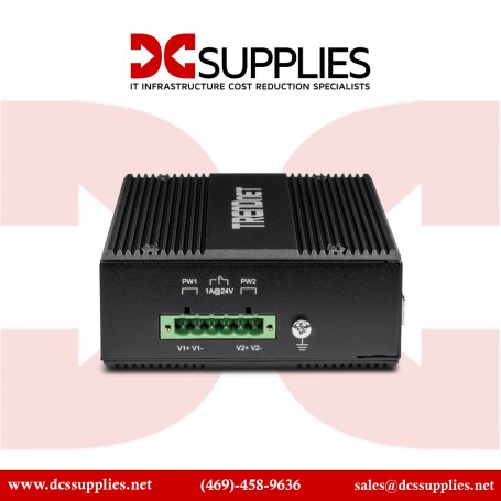 TRENDnet TI-PG62B 6-Port Industrial Gigabit PoE+ DIN-Rail Switch