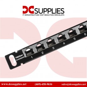 TRENDnet TC-P24C6AHS 24 Port Cat6a Shielded Half-U Patch Panel