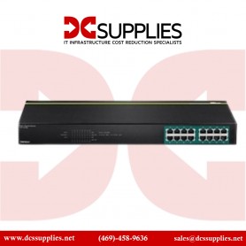 TRENDnet TPE-TG160G 16-port GREENnet Gigabit PoE+ Switch (250W) 16 x Gigabit PoE+ Ports 32 Gbps
