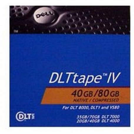 Dell 09w080 DLT-IV 40GB/80GB Backup Tape (Retail Packaging)