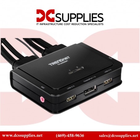 TRENDnet TK-220DPi KVM audio switch 2 ports