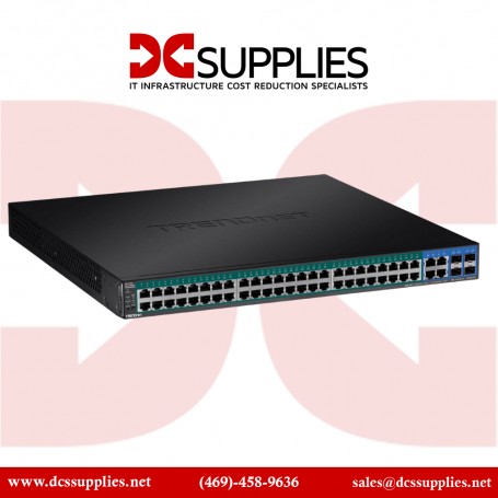TRENDnet TPE-5048WS 52-Port Gigabit Web Smart PoE+ Switch (740W)