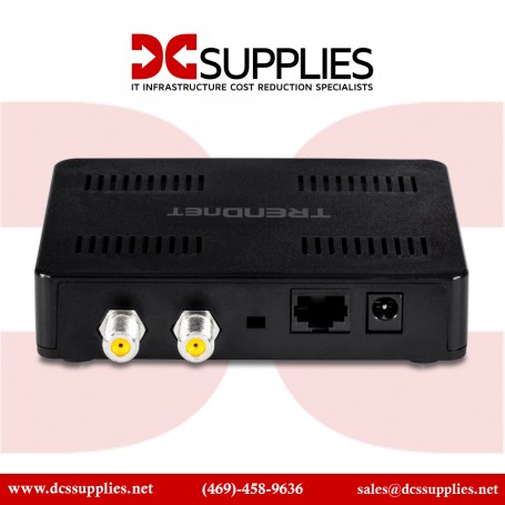 TRENDnet TMO-311C2K MoCA 2.0 Ethernet over Coax Adapter Media Converter