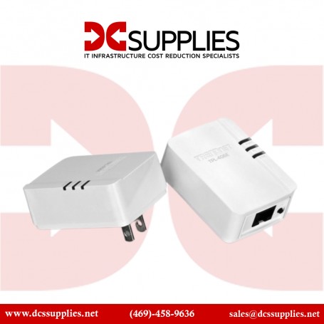 TRENDnet TPL-406E2K Compact Powerline Ethernet Adapter Kit 500 AV