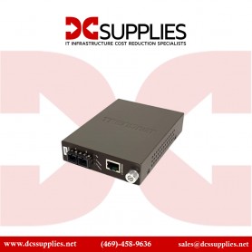 TRENDnet TFC-1000S20 Intelligent 1000Base-T to 1000Base-LX/SX Single Mode SC Fiber Media Converter