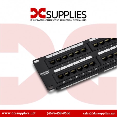 TRENDnet TC-P48C5E 48-Port Cat5/5e Unshielded Patch Panel