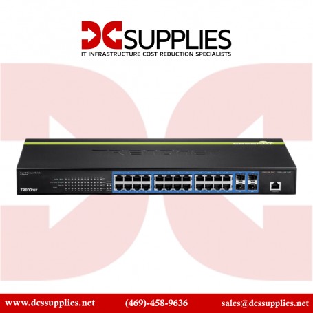 TRENDnet TL2-G244 24-Port Gigabit Layer 2 Switch