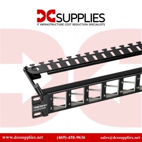 TRENDnet TC-KP24SA 24-Port Blank Angled Keystone Shielded Patch Panel