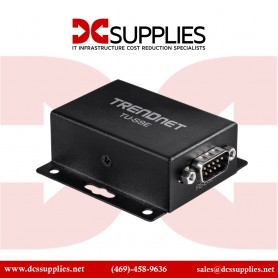 TRENDnet TU-S9E, 1-Port Serial to IP Ethernet Converter, Black