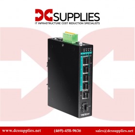 TRENDnet  TI-PG541I 6-Port Industrial Gigabit PoE+ Managed DIN-Rail Switch