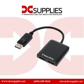 VisionTek 901104 Displayport to Dual Displayport Adapter MST Hub