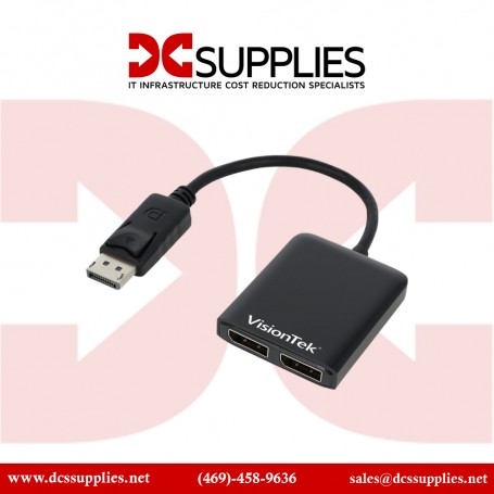 VisionTek 901104 Displayport to Dual Displayport Adapter MST Hub