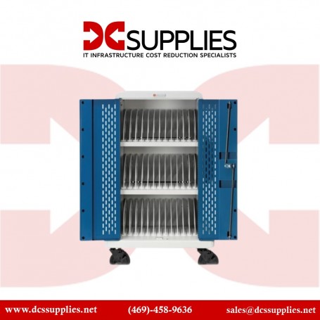 Bretford CORE24MSBP-CTTAG Charging Cart - 24 Devices - Secure Mobility